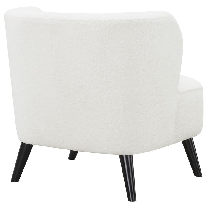 Alonzo Natural Upholstered Track Arms Accent Chair - 905676 - Vega Furniture