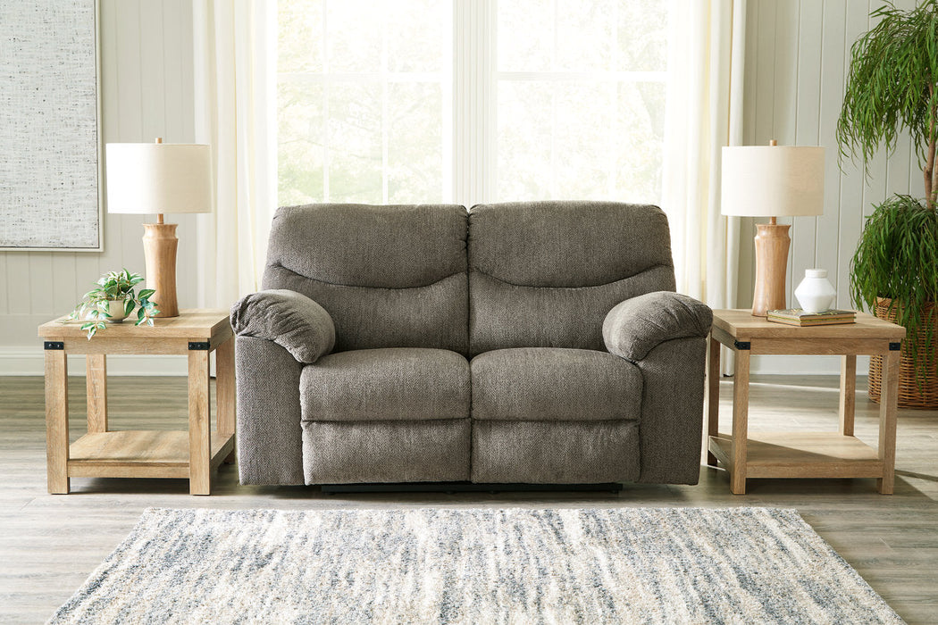 Alphons Putty Reclining Loveseat - 2820186 - Vega Furniture