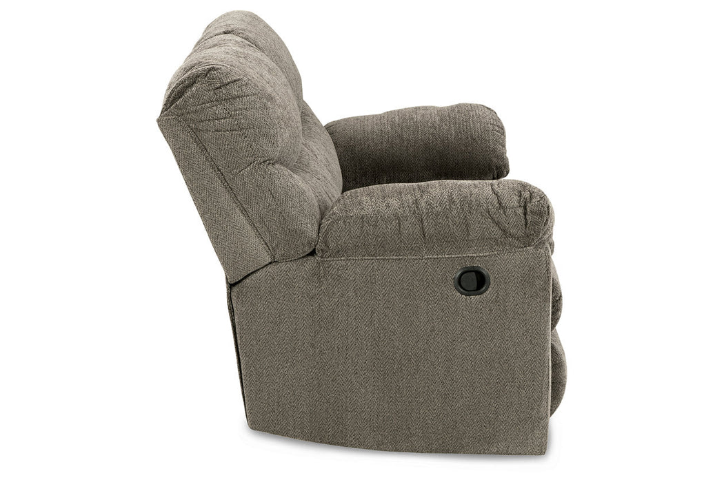 Alphons Putty Reclining Loveseat - 2820186 - Vega Furniture