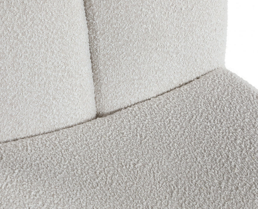 Alta Cream Boucle Fabric Accent Chair - 498Cream - Vega Furniture