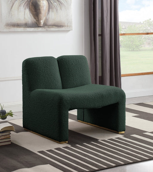 Alta Green Boucle Fabric Accent Chair - 498Green - Vega Furniture