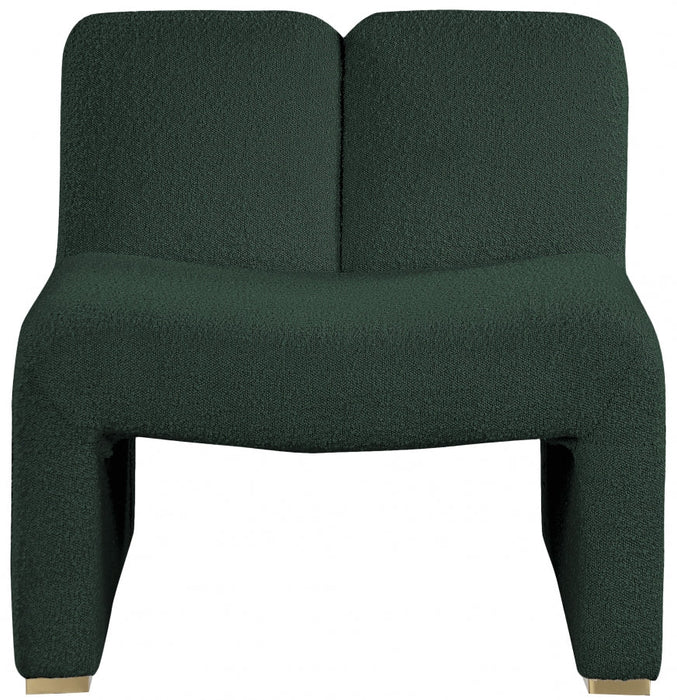 Alta Green Boucle Fabric Accent Chair - 498Green - Vega Furniture