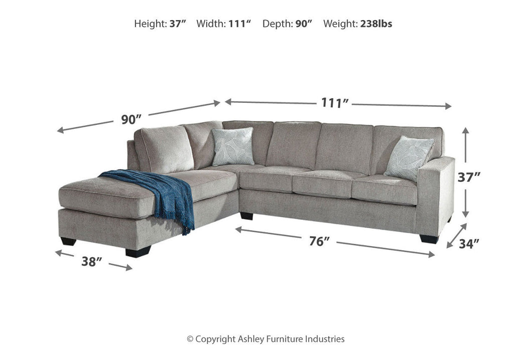 Altari Alloy LAF Sectional - SET | 8721416 | 8721467 | 8721408 | 8721425 - Vega Furniture