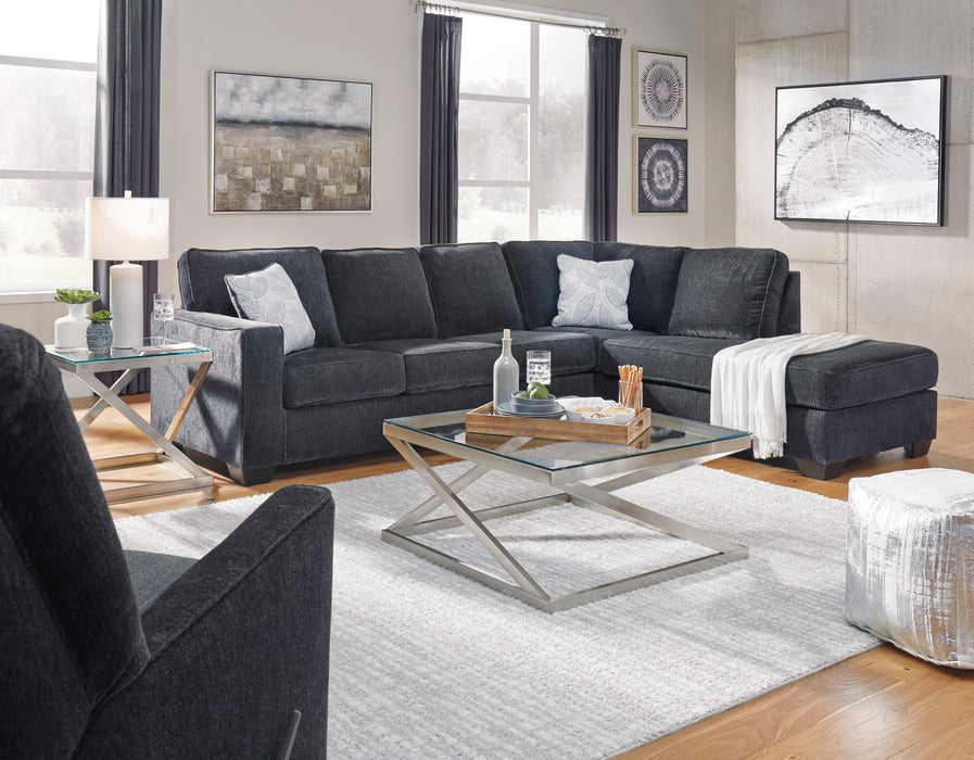 Altari Slate RAF Sleeper Sectional - SET | 8721317 | 8721310 | 8721308 | 8721325 - Vega Furniture