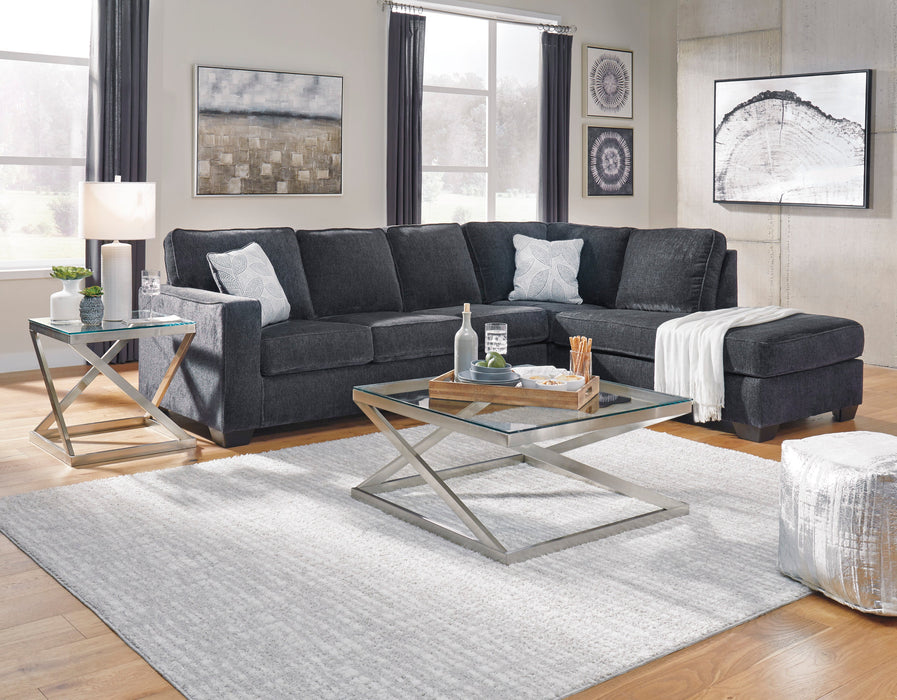 Altari Slate RAF Sleeper Sectional - SET | 8721317 | 8721310 | 8721308 | 8721325 - Vega Furniture