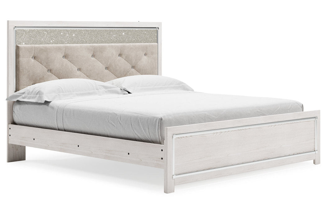 Altyra White King Panel Bed - SET | B2640-56 | B2640-58 | B2640-97 - Vega Furniture