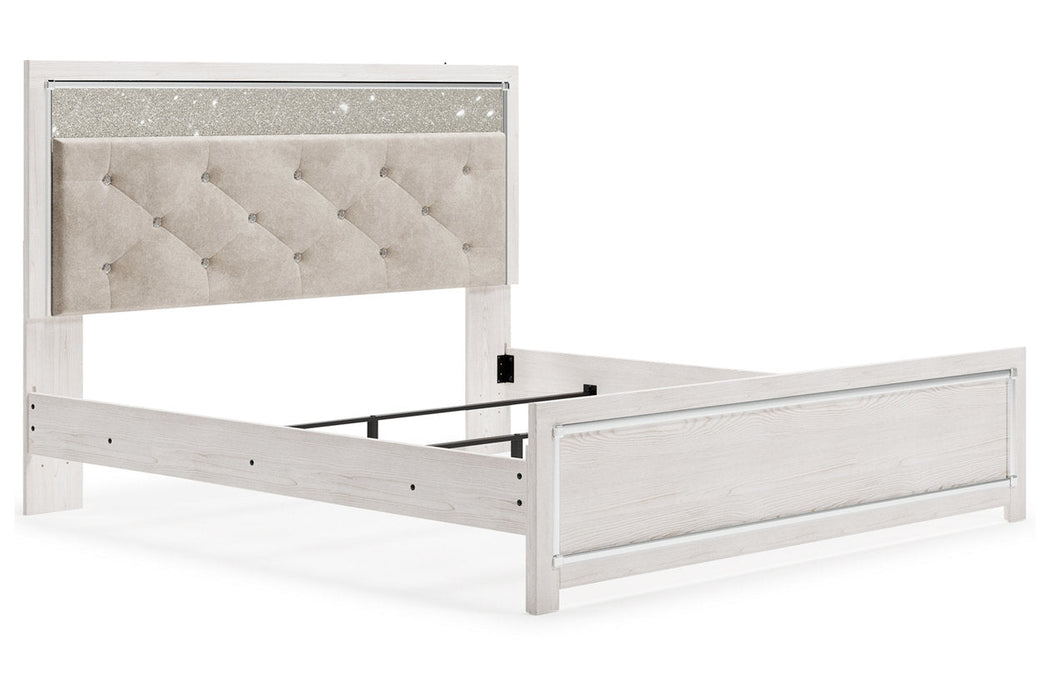 Altyra White King Panel Bed - SET | B2640-56 | B2640-58 | B2640-97 - Vega Furniture