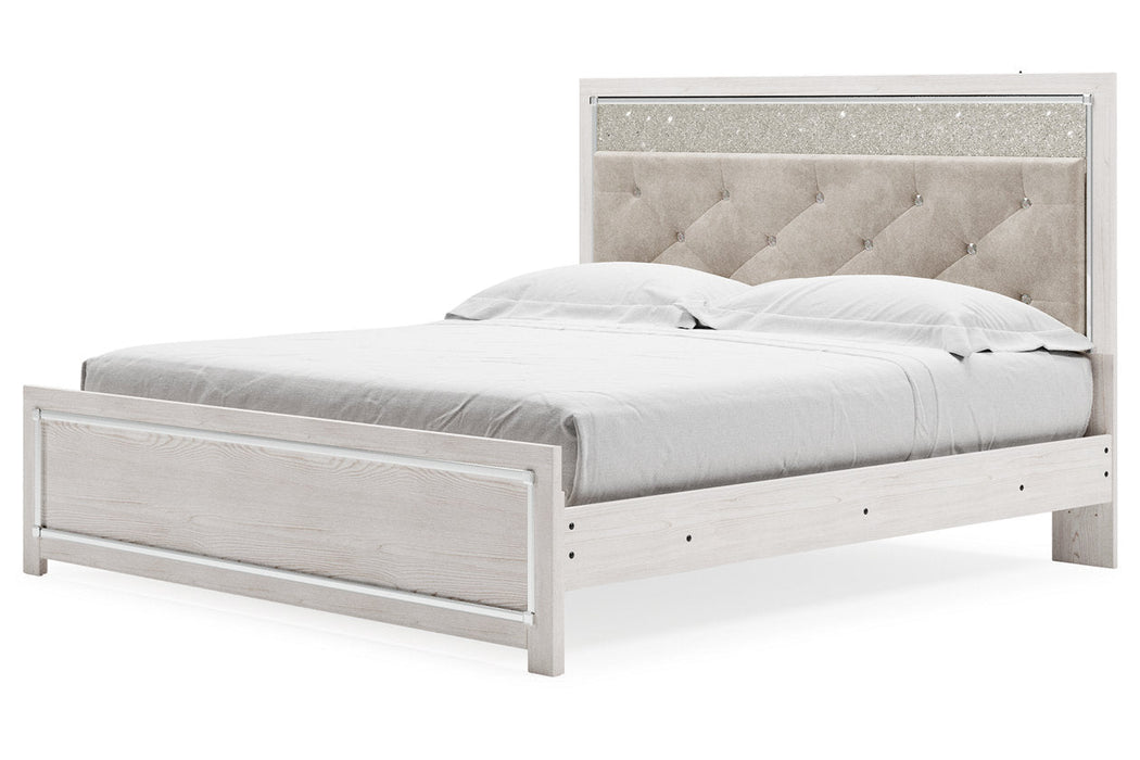 Altyra White King Panel Bed - SET | B2640-56 | B2640-58 | B2640-97 - Vega Furniture