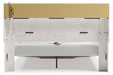 Altyra White King Upholstered Bookcase Bed with Storage - SET | B100-14 | B2640-56S | B2640-69 | B2640-95 - Vega Furniture