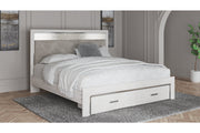 Altyra White King Upholstered Storage Bed - SET | B100-14 | B2640-56S | B2640-58 | B2640-95 - Vega Furniture