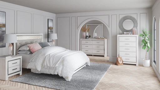 Altyra White LED Upholstered Panel Youth Bedroom Set - SET | B2640-52 | B2640-53 | B2640-83 | B2640-31 | B2640-36 - Vega Furniture
