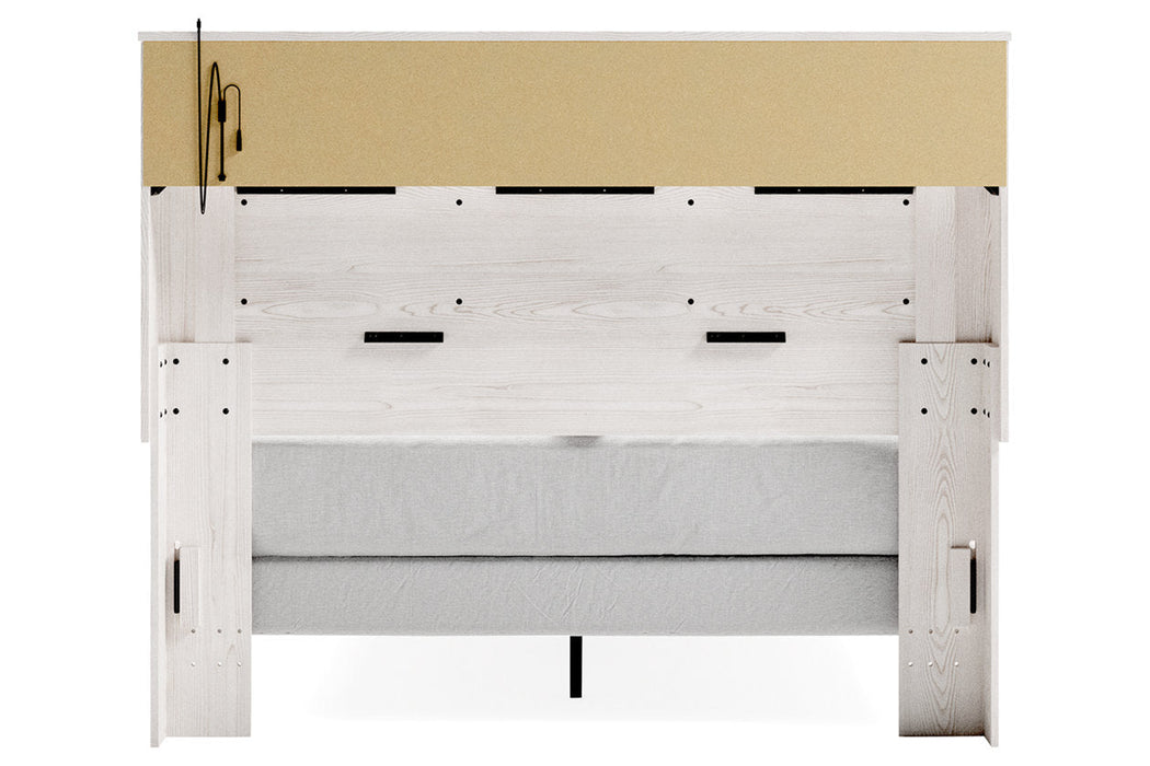 Altyra White Queen Panel Bookcase Bed - SET | B2640-54 | B2640-65 | B2640-96 - Vega Furniture