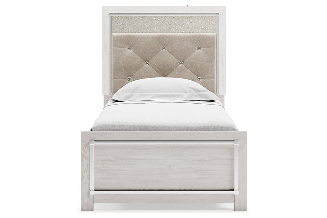 Altyra White Twin Panel Bed - SET | B2640-52 | B2640-53 | B2640-83 - Vega Furniture