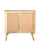 Alyssum Natural Checkered Pattern 2-Door Accent Cabinet - 953459 - Vega Furniture