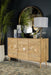 Alyssum Natural Checkered Pattern 3-Door Accent Cabinet - 953460 - Vega Furniture