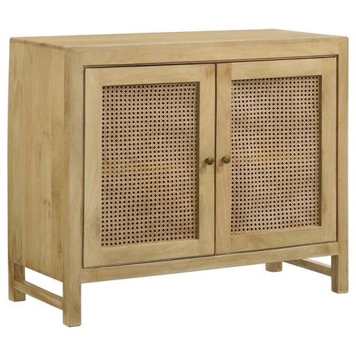 Amaryllis Natural Rectangular 2-Door Accent Cabinet - 953555 - Vega Furniture