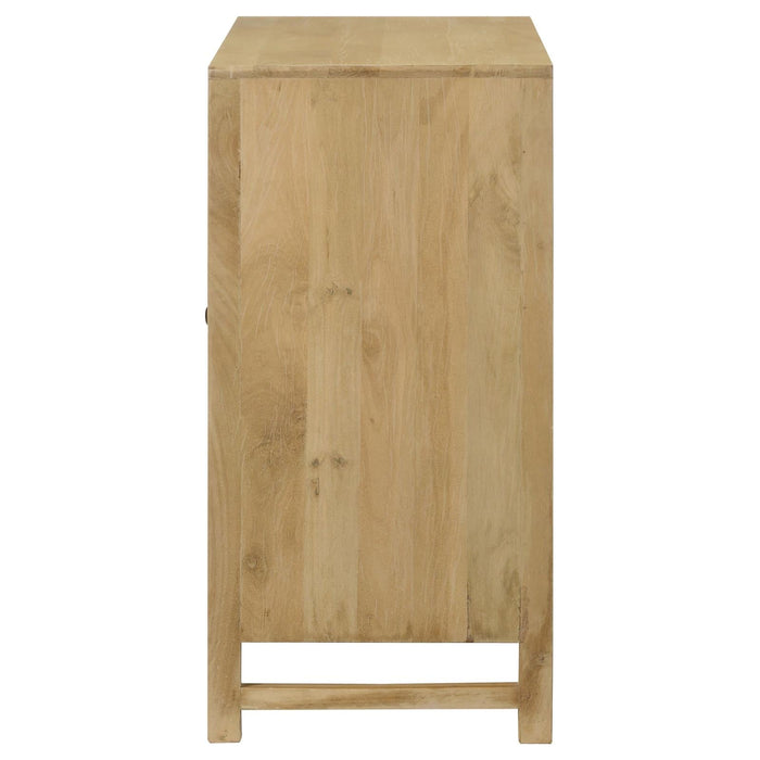 Amaryllis Natural Rectangular 2-Door Accent Cabinet - 953555 - Vega Furniture
