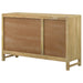 Amaryllis Natural Rectangular 3-Door Accent Cabinet - 953556 - Vega Furniture