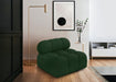 Ames Boucle Fabric Living Room Chair Green - 611Green-Armless - Vega Furniture