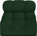 Ames Boucle Fabric Living Room Chair Green - 611Green-Armless - Vega Furniture