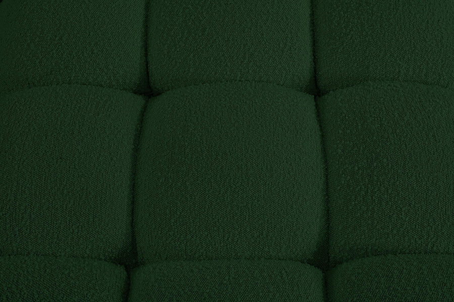 Ames Boucle Fabric Living Room Chair Green - 611Green-Corner - Vega Furniture