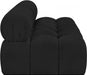 Ames Boucle Fabric Sofa Black - 611Black-S68B - Vega Furniture