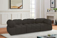 Ames Boucle Fabric Sofa Brown - 611Brown-S102A - Vega Furniture