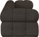Ames Boucle Fabric Sofa Brown - 611Brown-S68A - Vega Furniture