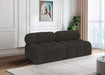 Ames Boucle Fabric Sofa Brown - 611Brown-S68B - Vega Furniture