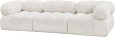 Ames Boucle Fabric Sofa Cream - 611Cream-S102A - Vega Furniture