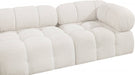 Ames Boucle Fabric Sofa Cream - 611Cream-S102A - Vega Furniture