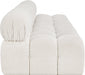 Ames Boucle Fabric Sofa Cream - 611Cream-S102B - Vega Furniture