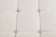 Ames Boucle Fabric Sofa Cream - 611Cream-S68A - Vega Furniture