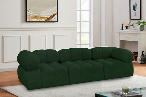 Ames Boucle Fabric Sofa Green - 611Green-S102A - Vega Furniture