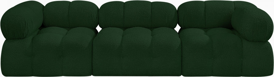 Ames Boucle Fabric Sofa Green - 611Green-S102A - Vega Furniture