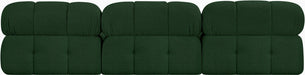 Ames Boucle Fabric Sofa Green - 611Green-S102B - Vega Furniture