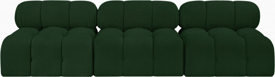 Ames Boucle Fabric Sofa Green - 611Green-S102B - Vega Furniture