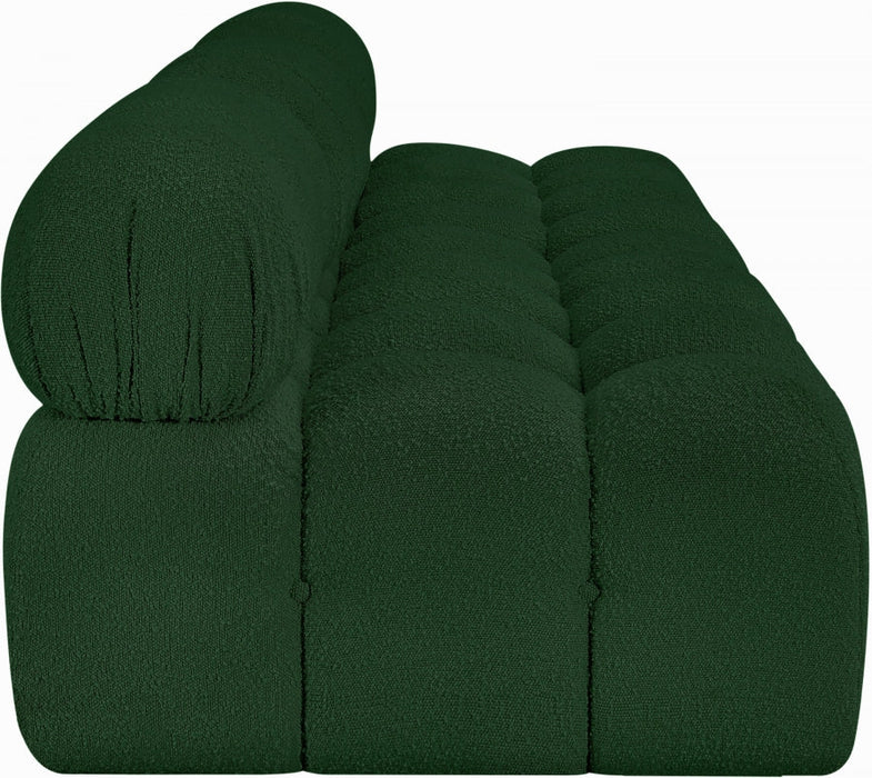 Ames Boucle Fabric Sofa Green - 611Green-S102B - Vega Furniture