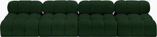 Ames Boucle Fabric Sofa Green - 611Green-S136B - Vega Furniture