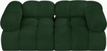 Ames Boucle Fabric Sofa Green - 611Green-S68A - Vega Furniture