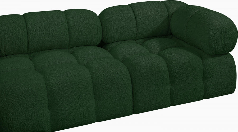 Ames Boucle Fabric Sofa Green - 611Green-S68A - Vega Furniture