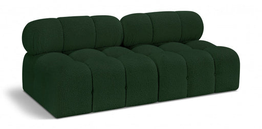 Ames Boucle Fabric Sofa Green - 611Green-S68B - Vega Furniture