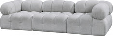 Ames Boucle Fabric Sofa Grey - 611Grey-S102A - Vega Furniture