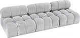 Ames Boucle Fabric Sofa Grey - 611Grey-S102B - Vega Furniture