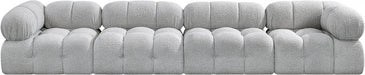 Ames Boucle Fabric Sofa Grey - 611Grey-S136A - Vega Furniture