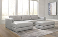 Amiata Glacier Leather 2-Piece LAF Sectional - SET | 5740416 | 5740467 - Vega Furniture