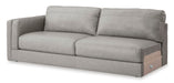 Amiata Glacier Leather 2-Piece RAF Sectional - SET | 5740417 | 5740466 - Vega Furniture