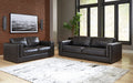 Amiata Onyx Leather Living Room Set - SET | 5740538 | 5740535 - Vega Furniture