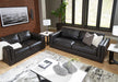 Amiata Onyx Leather Living Room Set - SET | 5740538 | 5740535 - Vega Furniture