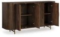 Amickly Dark Brown Accent Cabinet - A4000571 - Vega Furniture